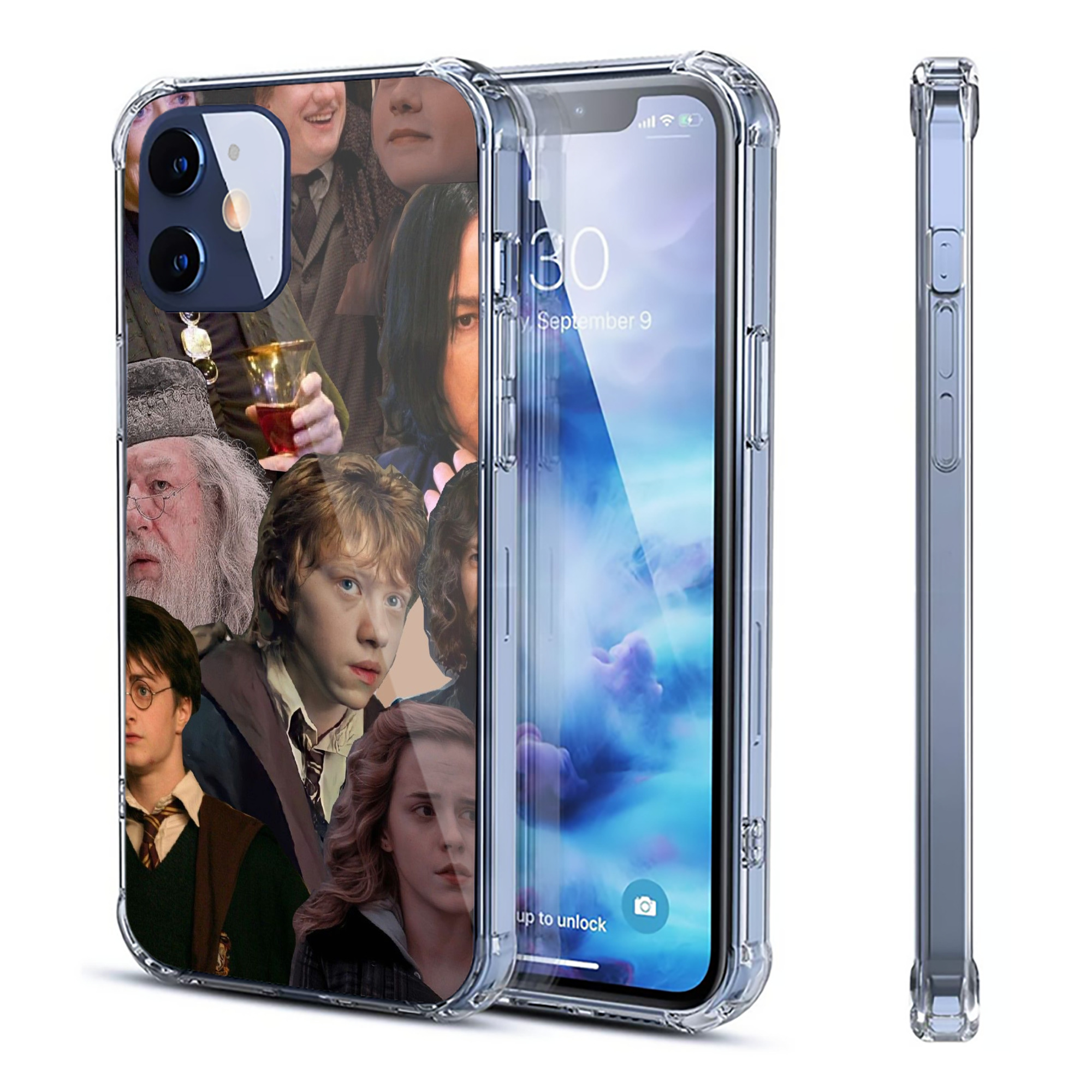 （画像用） Harry Potter ハリー・ポッターシリーズ 【iPhone 12シリーズ対応】透明スマホケース（クリアソフトケース）